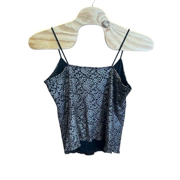 Ashley Stewart 2XL NWT Black and Silver Corset Tank - Picture 2 of 5